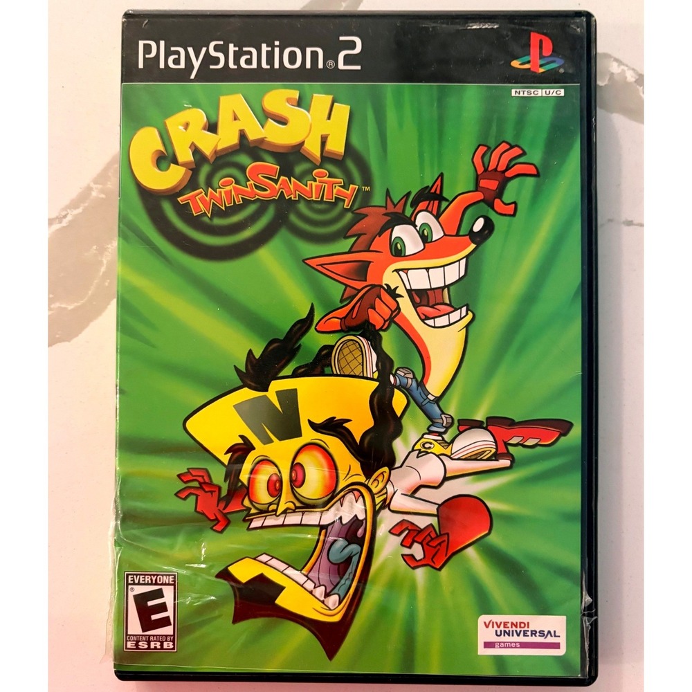 Crash Twinsanity PS2 , Crash, Bandicoot, Cortex, Retro, Game